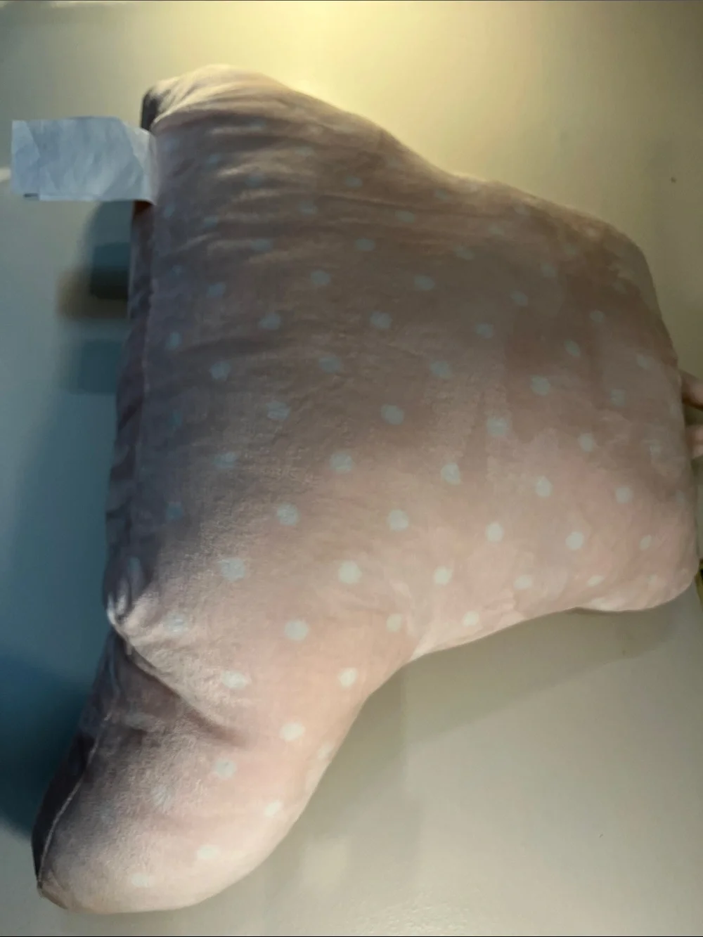 kate spade Pale Pink Polka Dot Arm Support Pillow